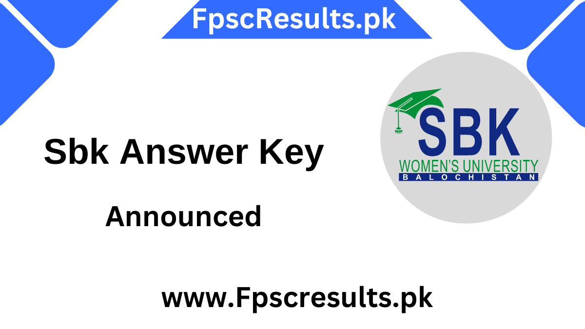 Sbk Answer Key 2024