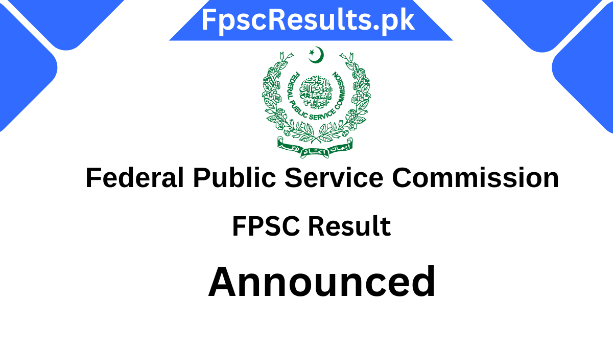 FPSC Result 2024 by Roll Number