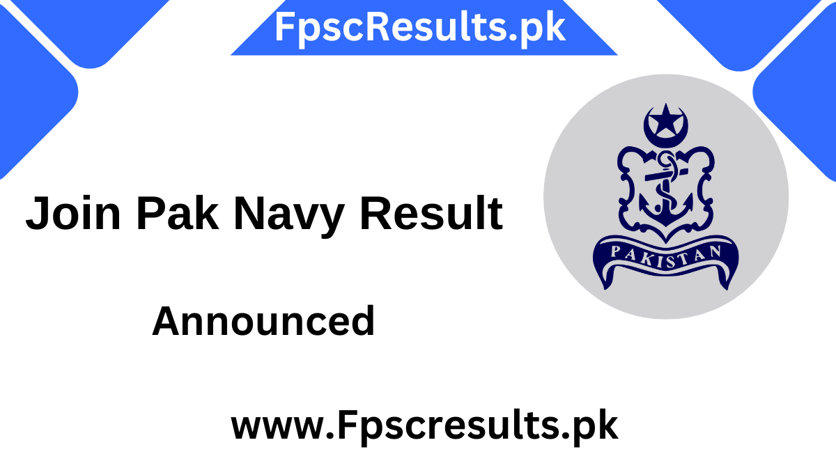 Join Pak Navy Test Result