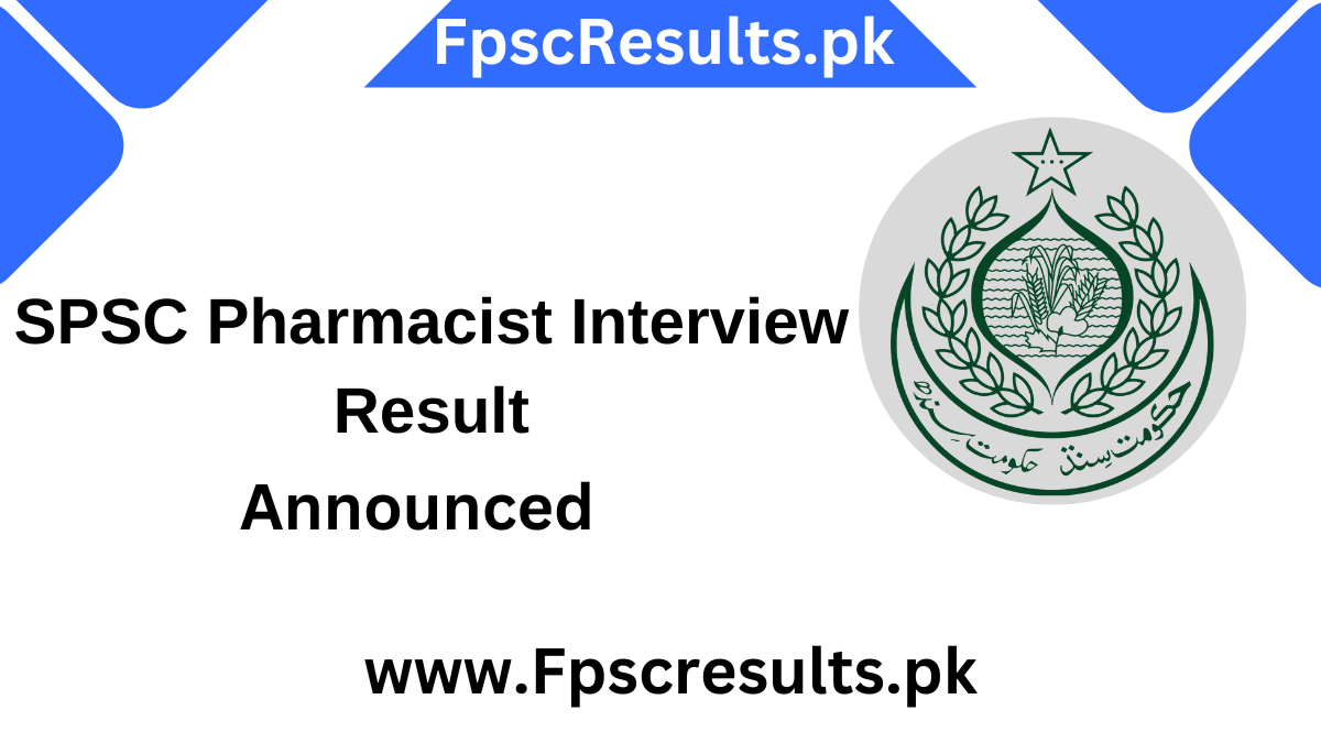 SPSC Pharmacist Interview Result